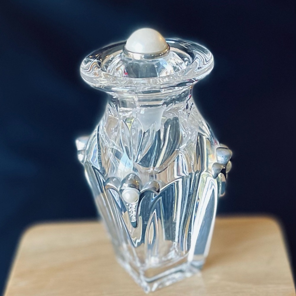 “LENOX CRYSTAL” PERFUME BOTTLE with STOPPER EUC - Picture 5 of 5